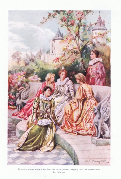 In qualche soleggiato giardino di palazzo i giorni passavano felicemente per la regina e i suoi aiutanti da James Shaw Crompton