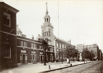 Independence Hall, Chestnut Street, lato sud tra la 5a e la 6a strada da James Shields