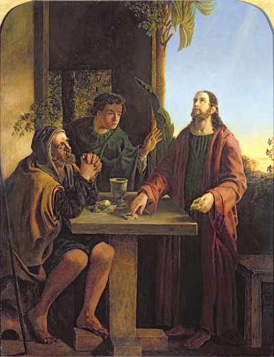 Cristo a Emmaus da James Smetham