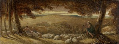 Pascolo serale, c.1860-70 da James Smetham