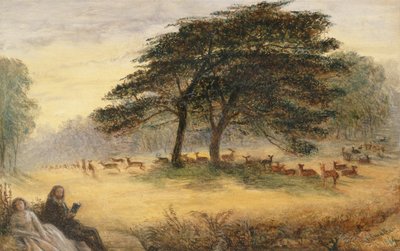 Amanti nel Richmond Park (Windsor Park) da James Smetham