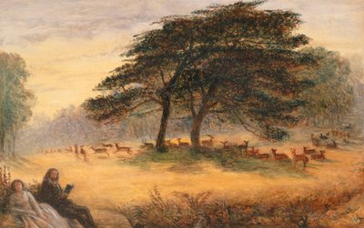 Amanti nel Richmond Park da James Smetham