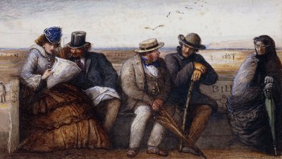 Pettegolezzi al mare da James Smetham
