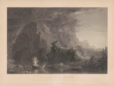 Il viaggio della vita: Infanzia da James Smillie, after Thomas Cole