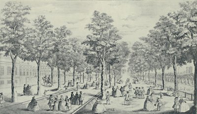 Società nel Mall, 1741, 1920 da James Smith