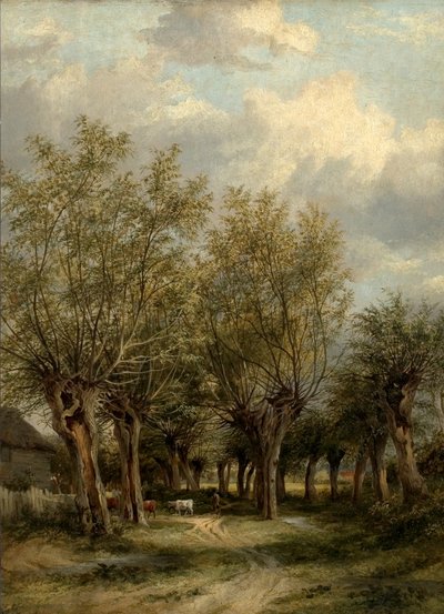 Un vicolo vicino a Norwich, Norfolk, c.1830 da James Stark