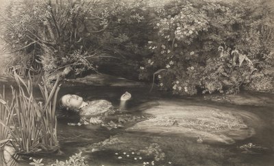 Ofelia, Shakespeare, Amleto, Atto 4, Scena 7, 1 marzo 1866 da James Stephenson