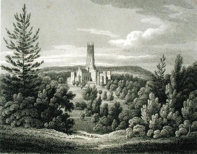 Abbazia di Fonthill dal faro da James Storer