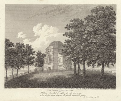 Robert Bloomfield, poeta: Il tempio nel parco di Euston da James Storer