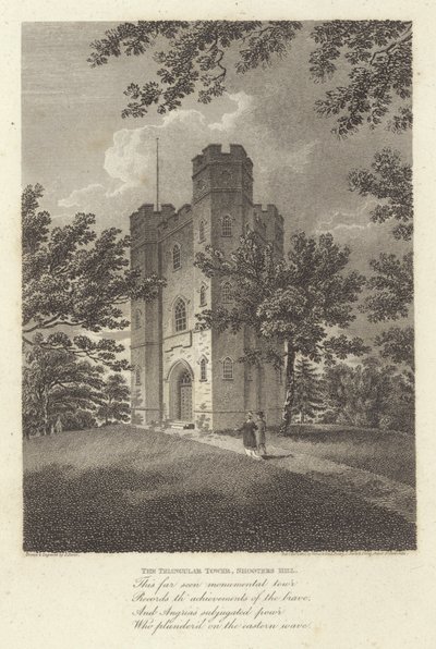 Robert Bloomfield, poeta: La torre triangolare, Shooters Hill da James Storer