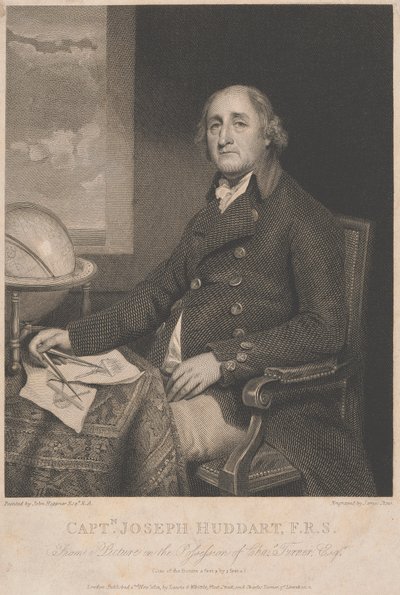 Capitano Joseph Huddart da James Stow