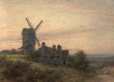Foresta di Nottingham e mulino a vento da James T. Hart