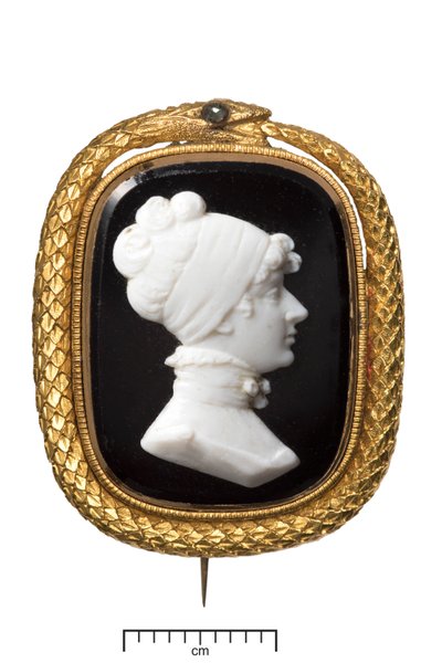 Spilla commemorativa della morte della principessa Charlotte, c.1817 da James Tassie