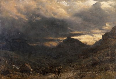 Veduta di Snowdon da James Thomas Linnell