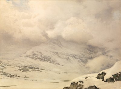 Un mondo di neve e nuvole da James Thomas Watts