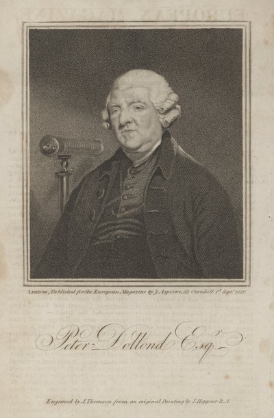 Peter Dollond Esq da James Thomson
