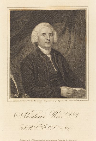 Abraham Rees, D.D. da James Thomson after John Opie