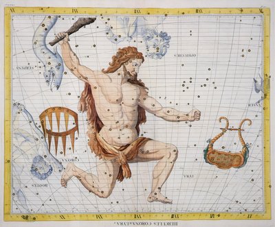 Costellazione di Ercole con Corona e Lira, tavola 21 da 