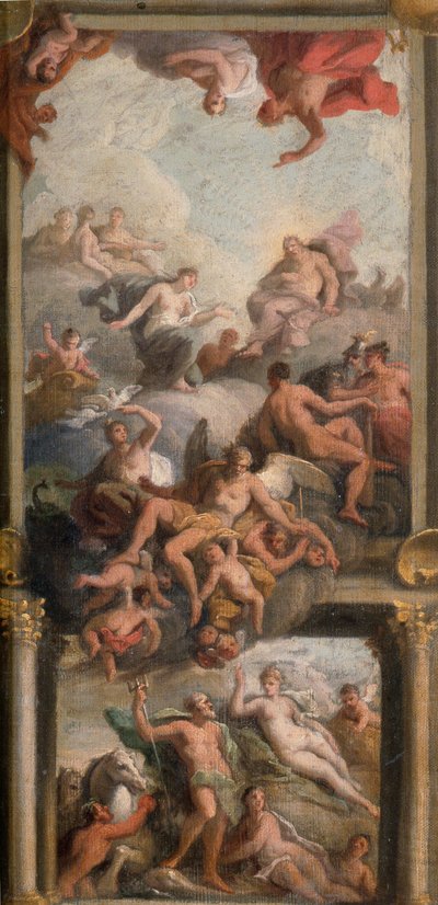 Scena olimpica, c.1720 da James Thornhill