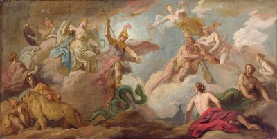 La Vittoria di Apollo, c.1716 da James Thornhill