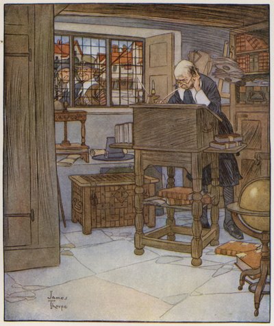 Illustrazione per The Compleat Angler di Izaak Walton da James Thorpe