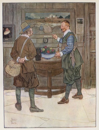 Illustrazione per The Compleat Angler di Izaak Walton da James Thorpe
