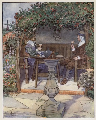 Illustrazione per Il perfetto pescatore a mosca di Izaak Walton da James Thorpe