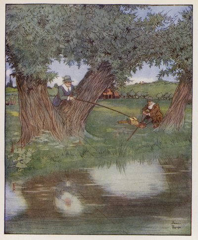 Illustrazione per The Compleat Angler di Izaak Walton da James Thorpe