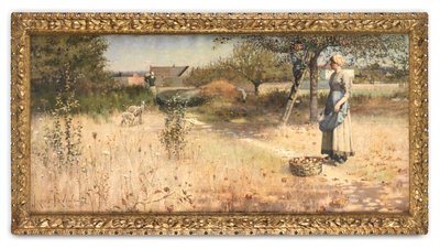 La raccolta delle mele, Barbizon da James Thwaite Irving
