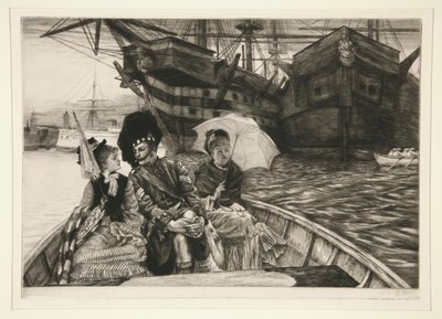 Tra i Due il Mio Cuore Oscilla da James Tissot
