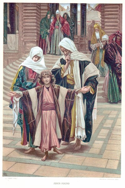 Gesù trovato da James Tissot