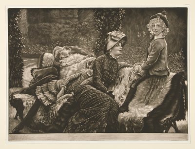 La Panchina del Giardino da James Tissot