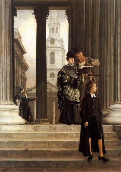 Visitatori di Londra da James Jacques Joseph Tissot