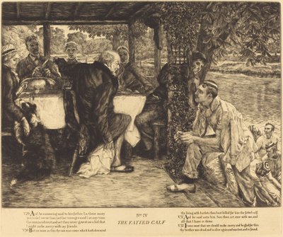 Il vitello grasso, 1882 da James Tissot