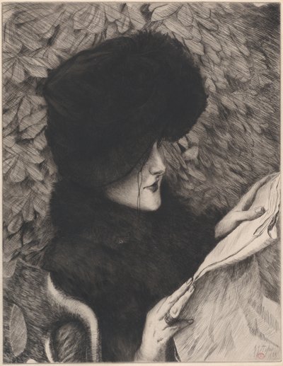 Il Giornale, 1883 da James Tissot