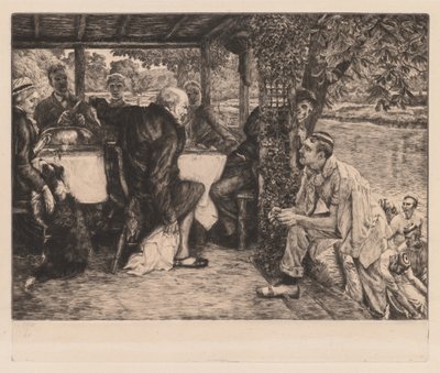 Il figliol prodigo: il vitello grasso (L’enfant prodigue: le veau gras) da James Tissot