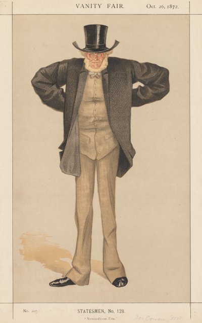 Vanity Fair: Statista, n. 128 "Newcastle-on-Tyne" da James Tissot