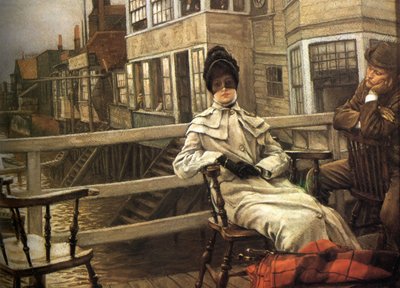 Aspettando il traghetto II da James Tissot