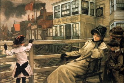 Aspettando il traghetto I da James Tissot
