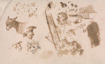 Un foglio di schizzi leggeri da James Ward