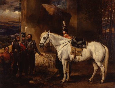 Il cavallo preferito del conte Platoff e cinque dei suoi cosacchi, c.1815 da James Ward