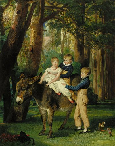 Ritratto di gruppo di John, Theophilus e Frances Levett, 1811 da James Ward