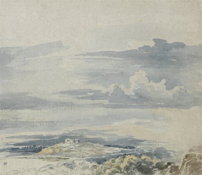 Paesaggio con un castello su una collina da James Ward
