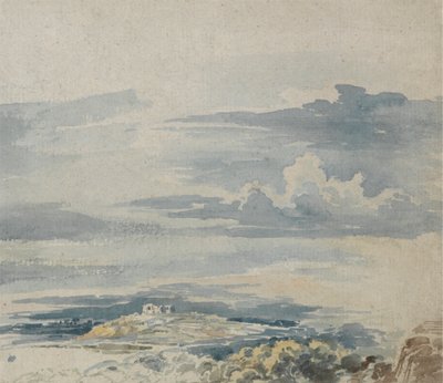 Paesaggio con un castello su una collina da James Ward