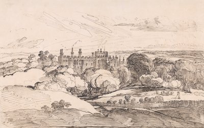 Castello di Lea sopra i boschi, 1814 da James Ward