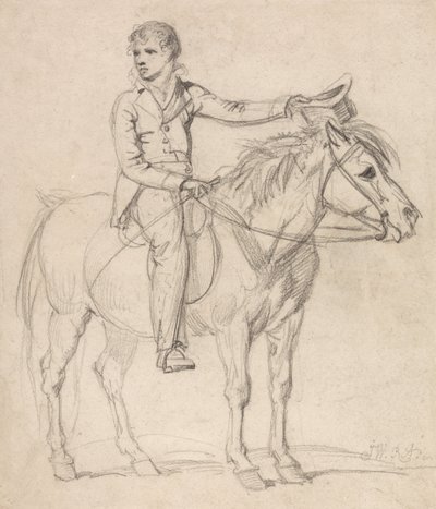 Lord Stanhope (poi conte di Chesterfield) da ragazzo, in sella a un pony da James Ward