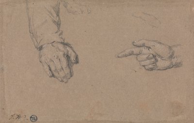 Studi sulle mani da James Ward