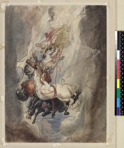 Studio per la caduta di Fetonte, c.1808 da James Ward