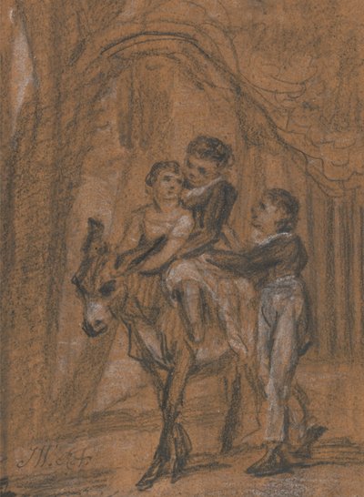 Studio per il Dipinto a Olio "I Bambini di Theophilus Levitt, Esquire" da James Ward