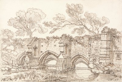 Il vecchio doppio ponte, Bury St. Edmunds da James Ward